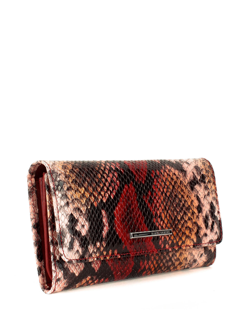 Cartera de piel italiana Rosa 1146-532