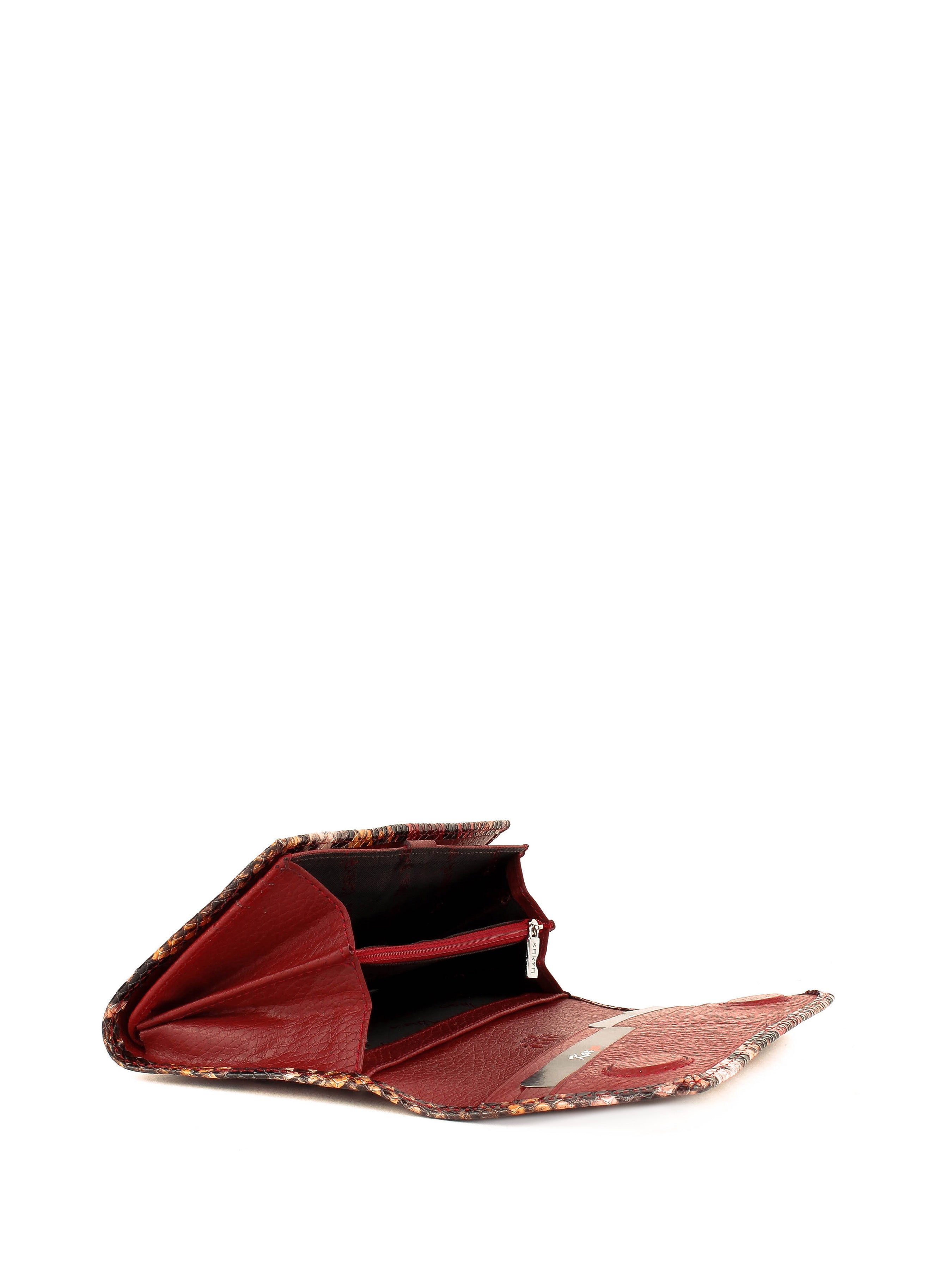 Cartera de piel italiana Rosa 1146-532