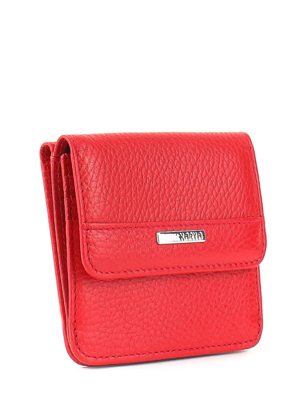 Cartera de piel italiana Rojo 1106-46