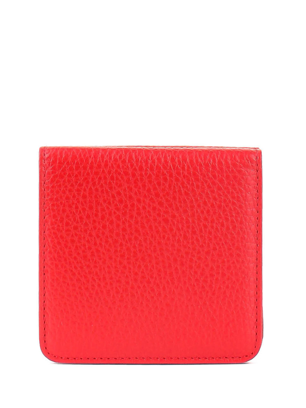 Cartera de piel italiana Rojo 1106-46