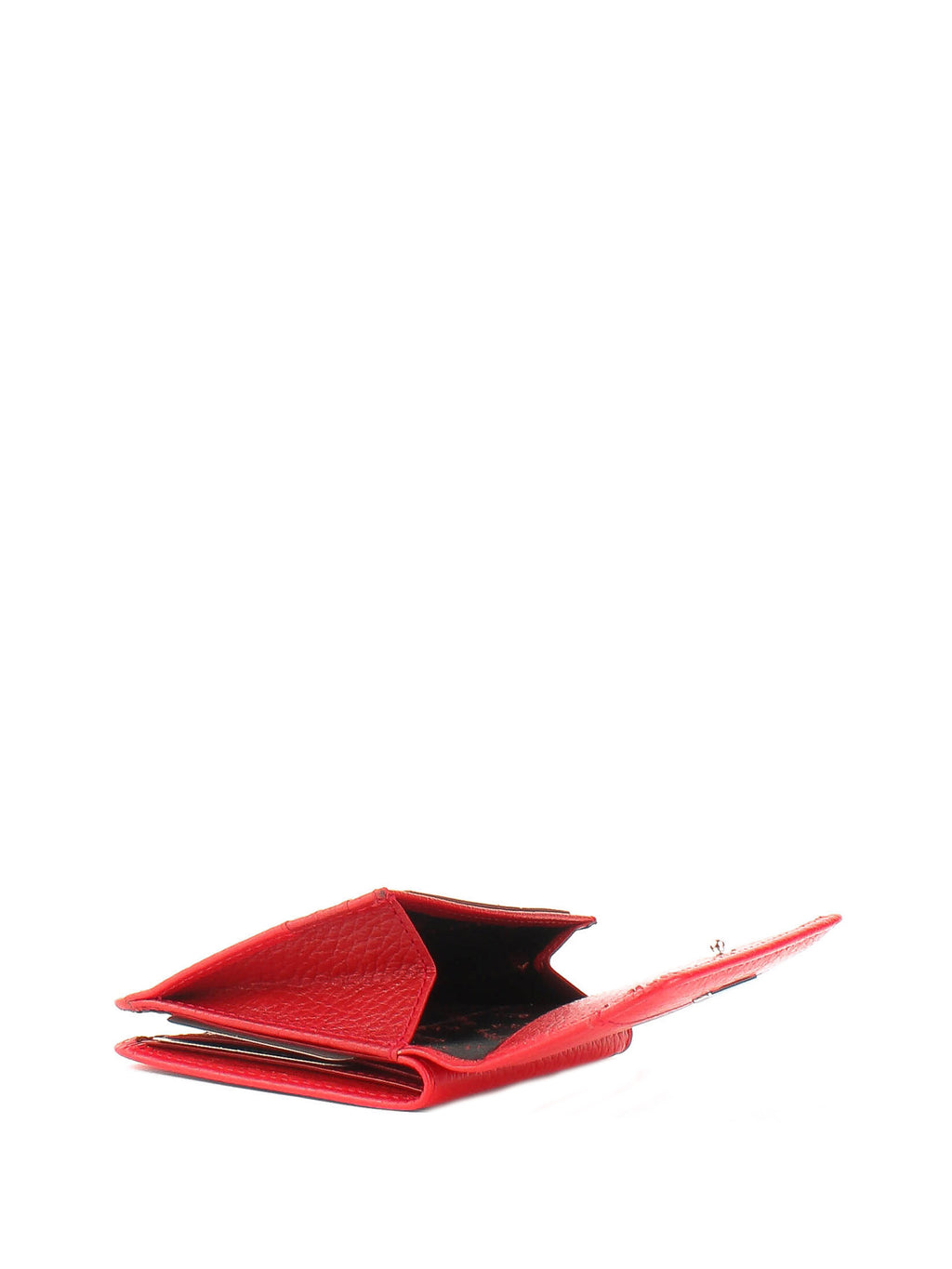 Cartera de piel italiana Rojo 1106-46