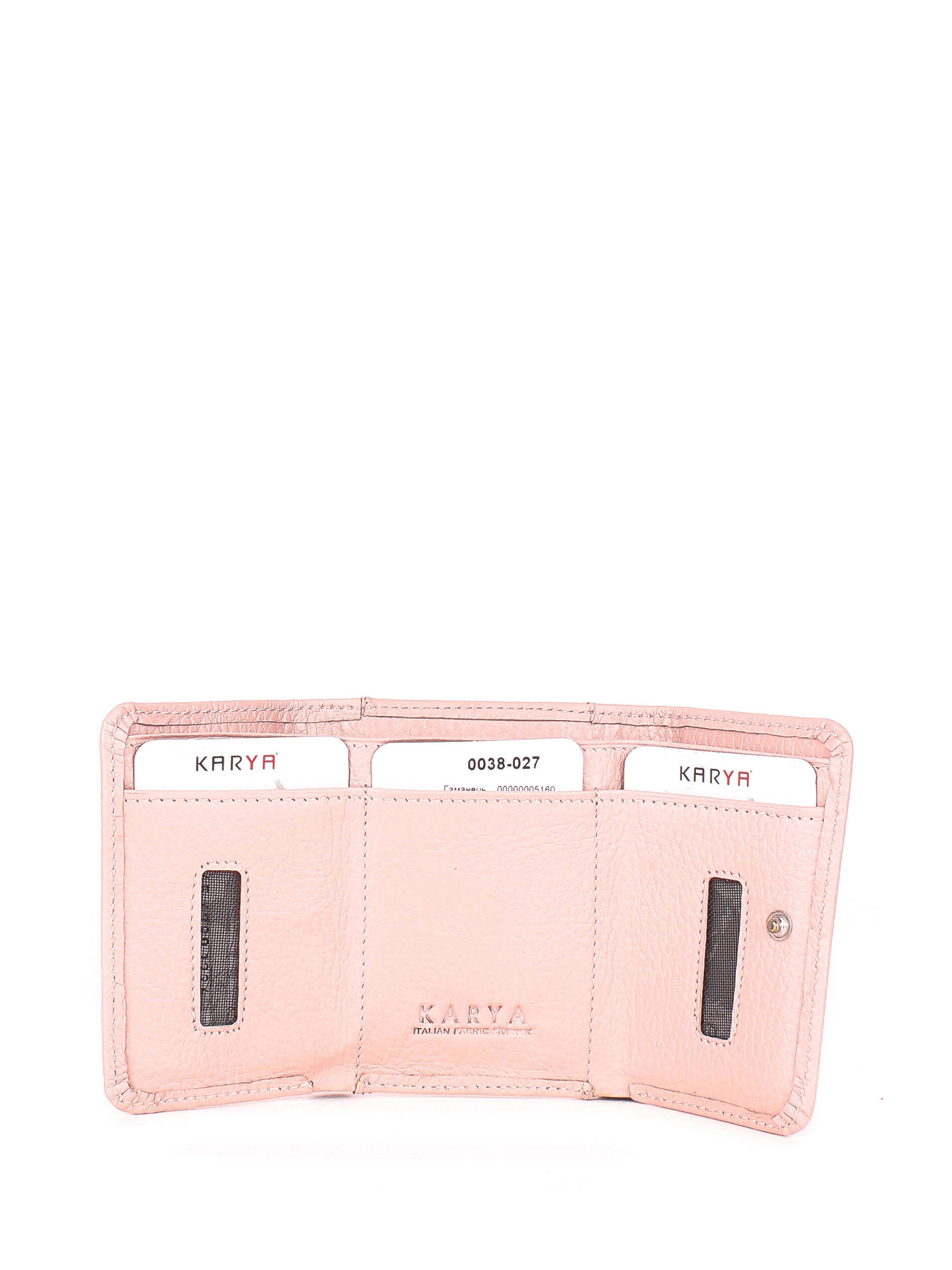 Cartera de piel italiana Polvoriento 0038-027