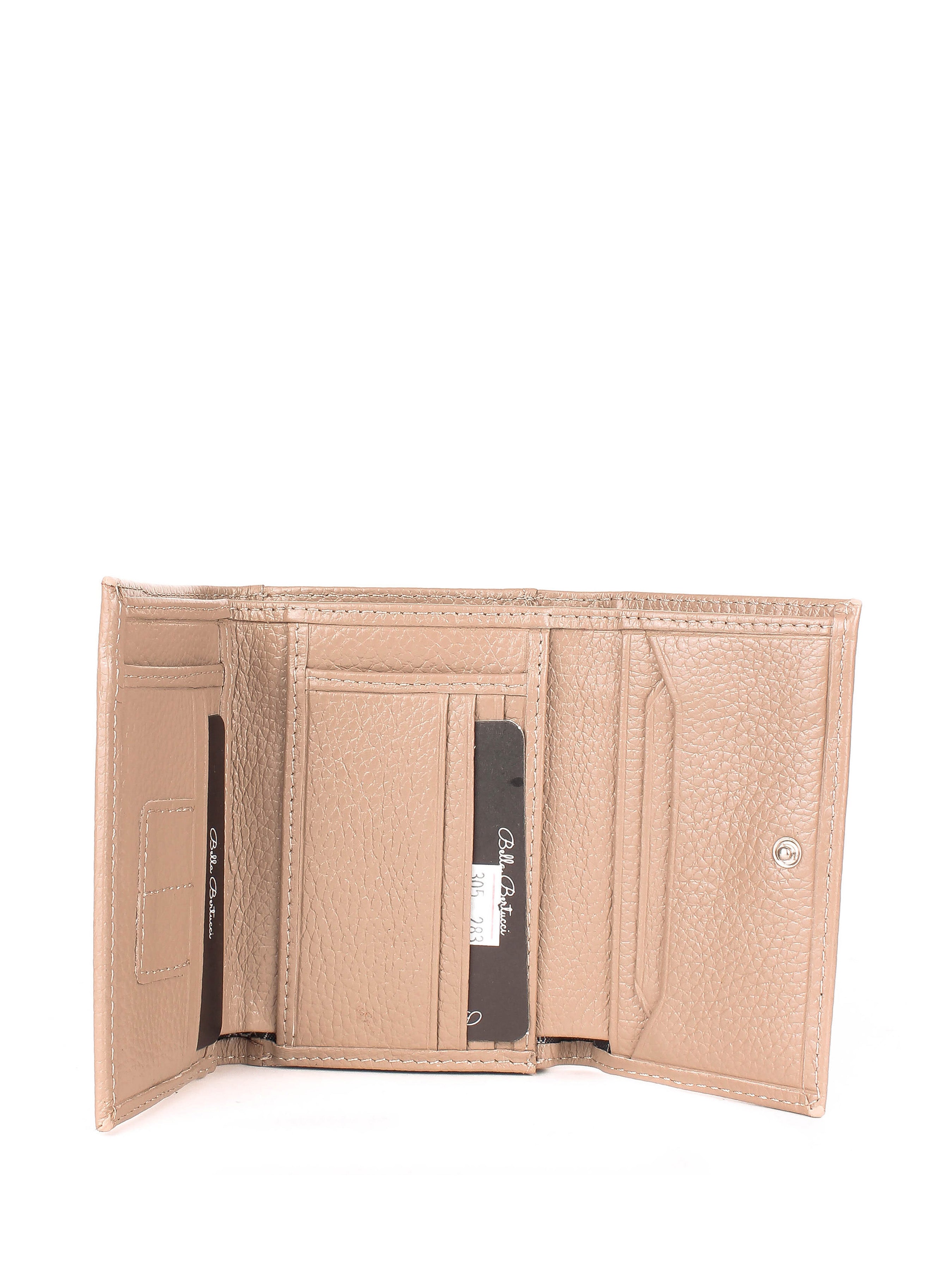 Bandolera de piel italiana Gris 305-283