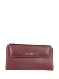 Cartera de piel italiana Burgoña 1173-243