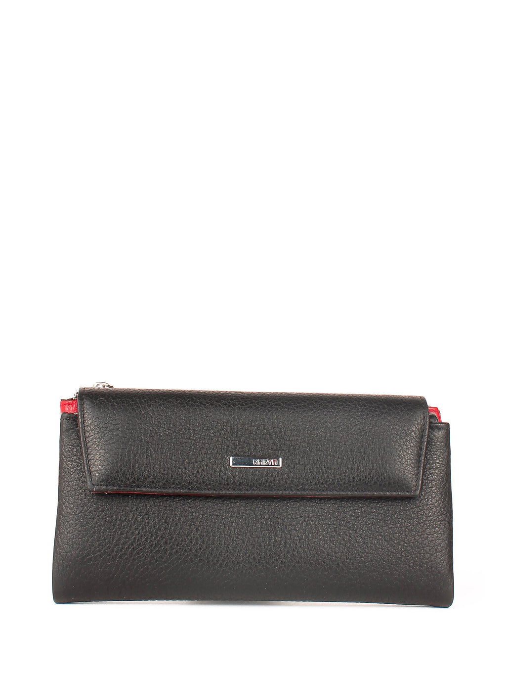 Cartera de piel italiana Negro 1173-45-46