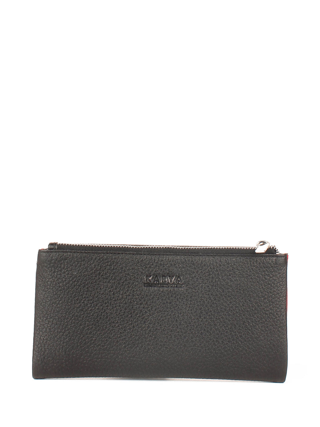 Cartera de piel italiana Negro 1173-45-46