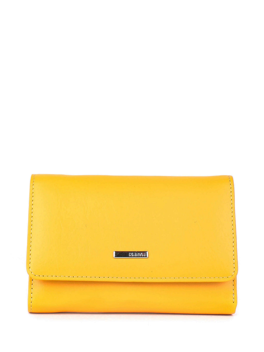 Cartera de piel italiana Amarillo 2003-56