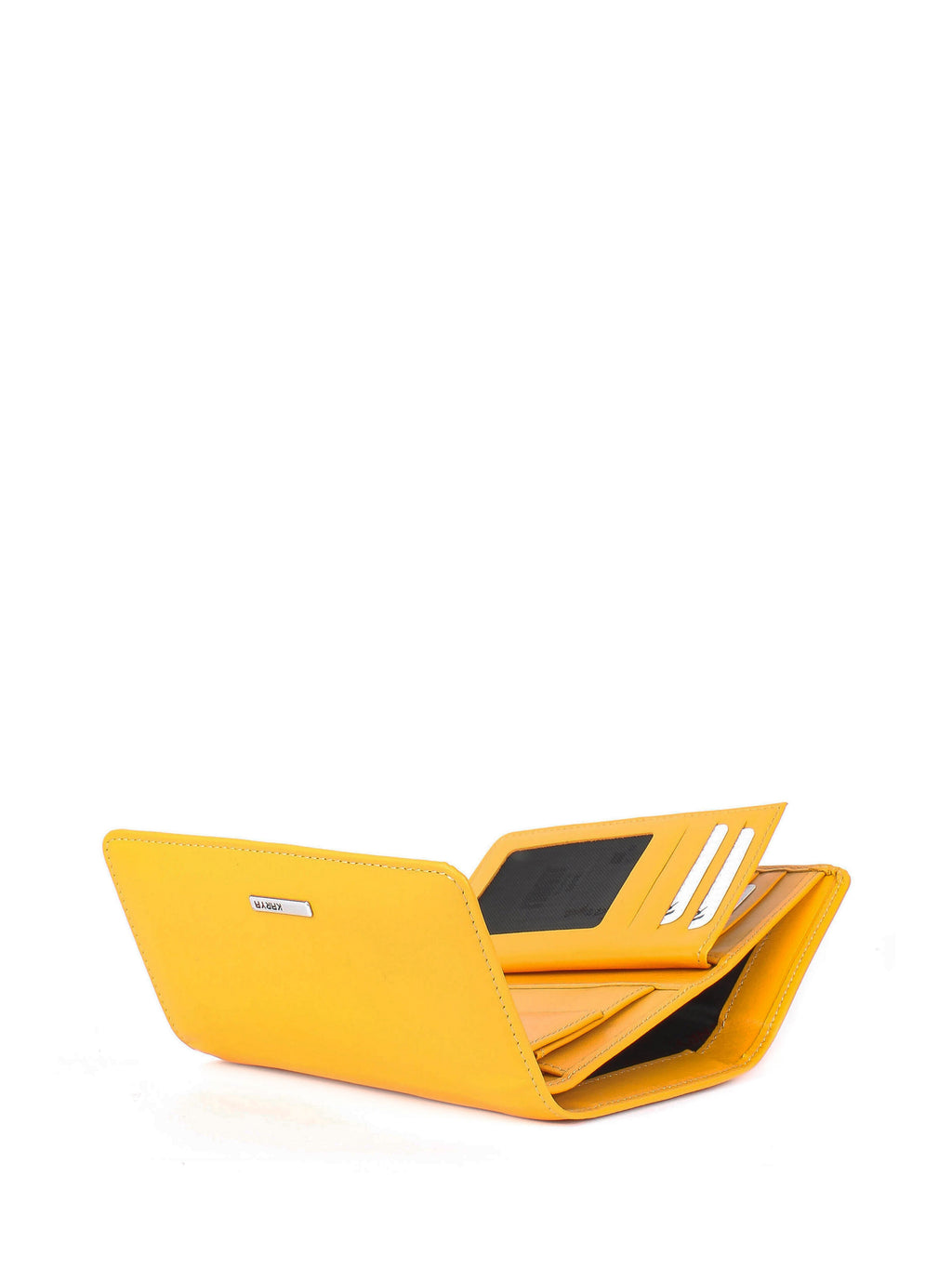 Cartera de piel italiana Amarillo 2003-56