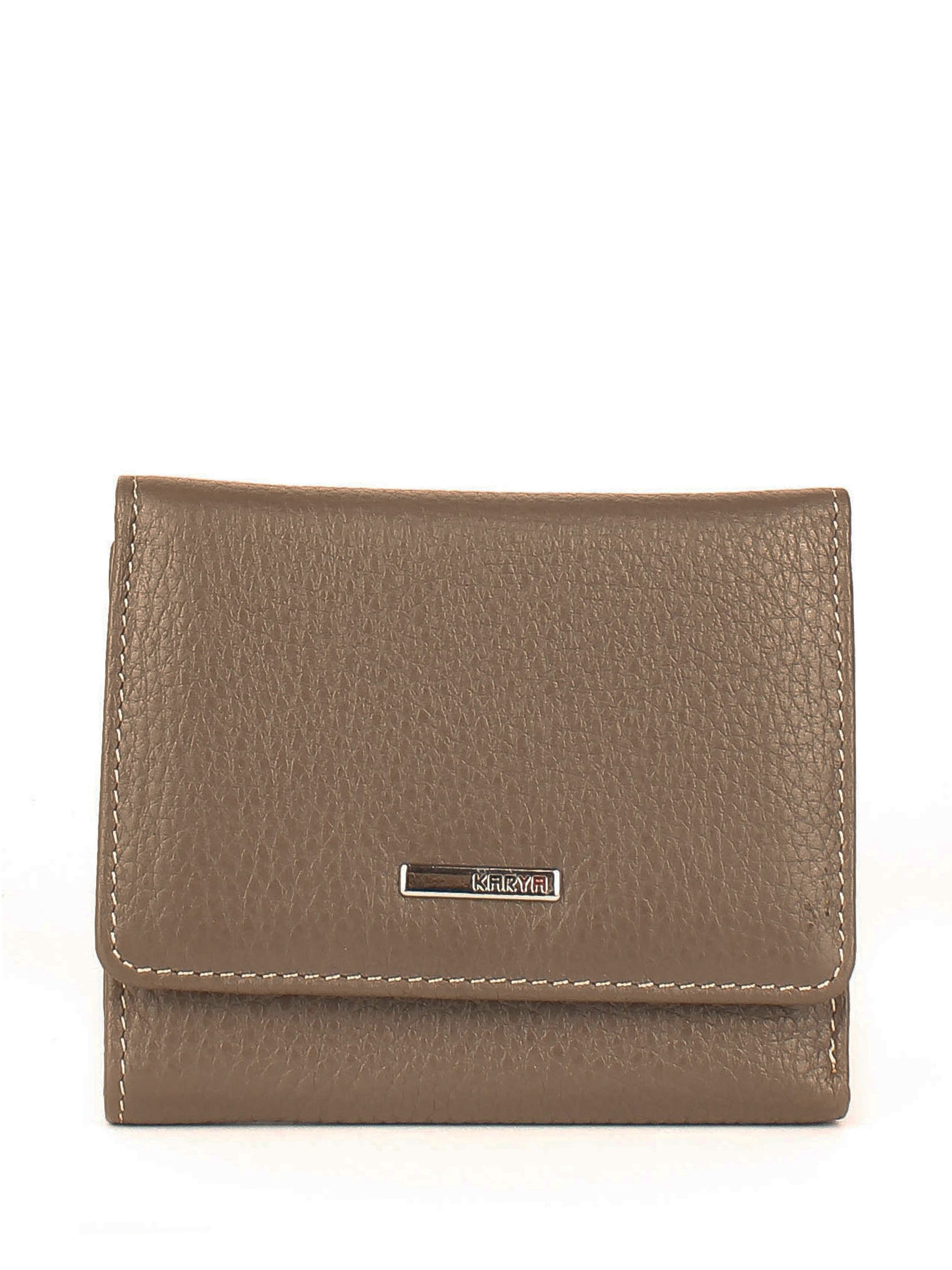 Cartera de piel italiana Gris 2021-51