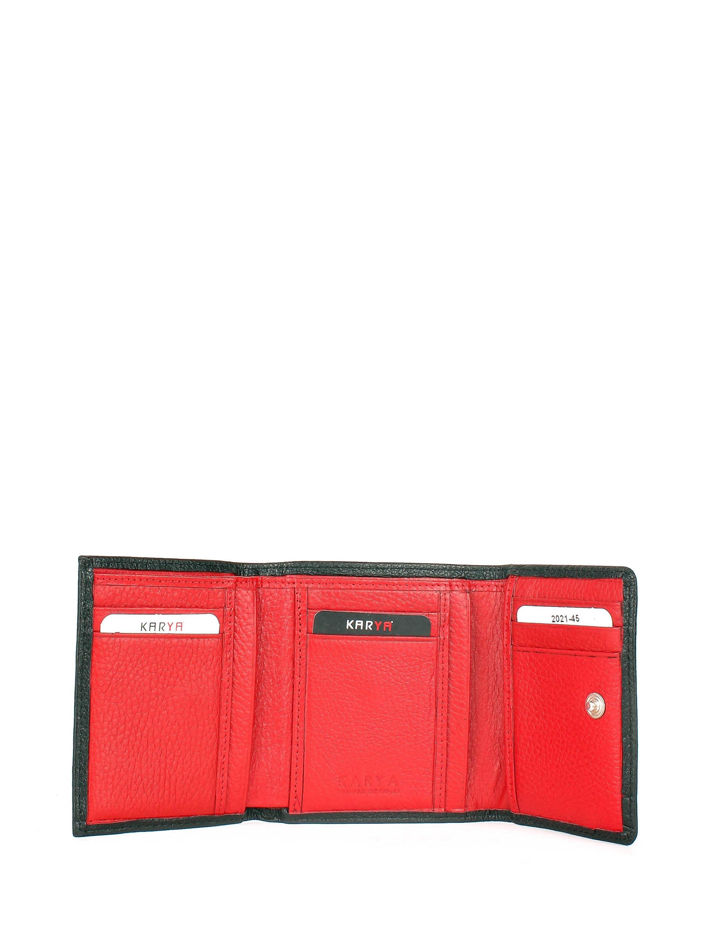 Cartera de piel italiana Negro 2021-45-46