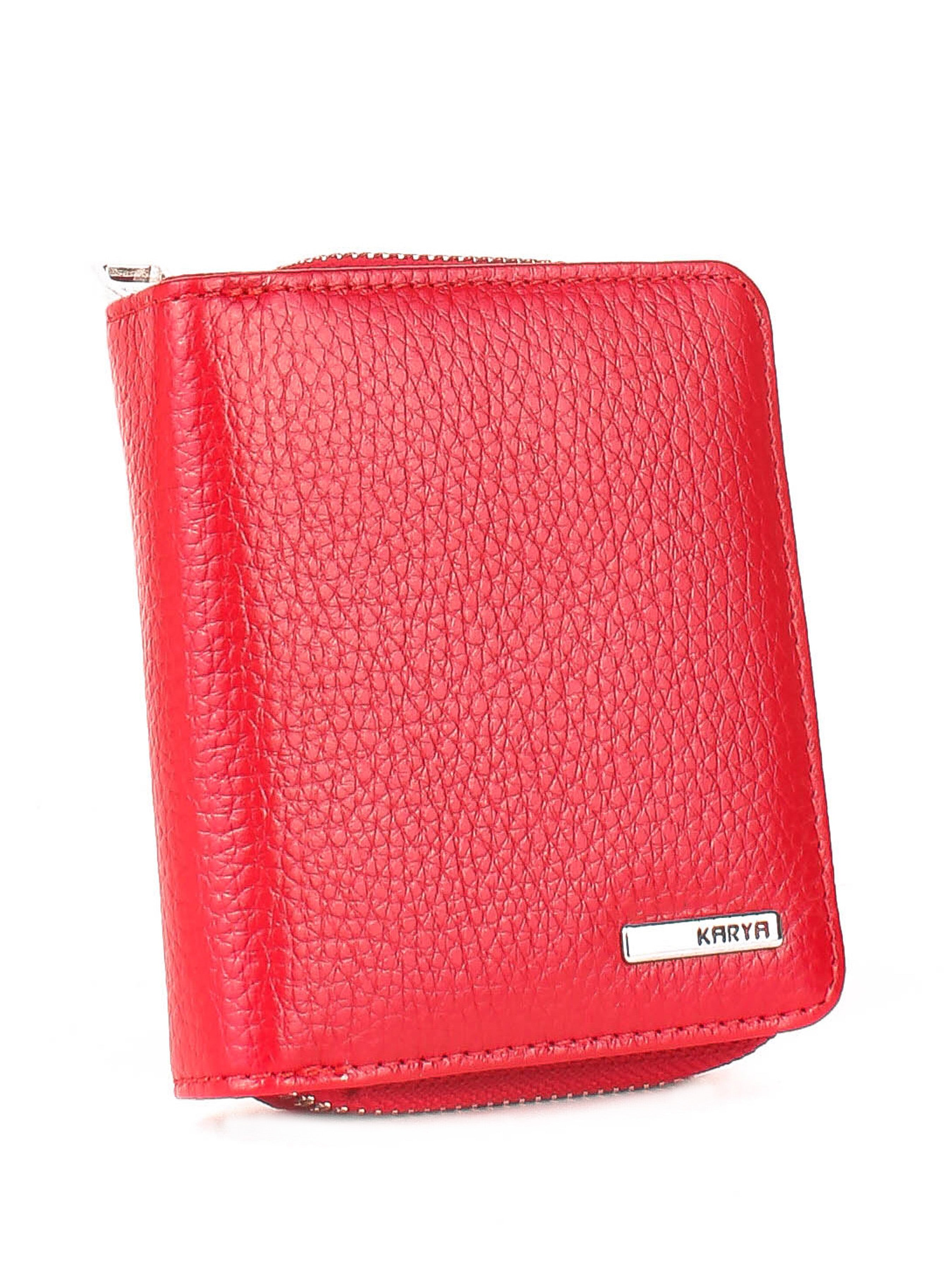 Cartera de piel italiana Rojo 2012-46