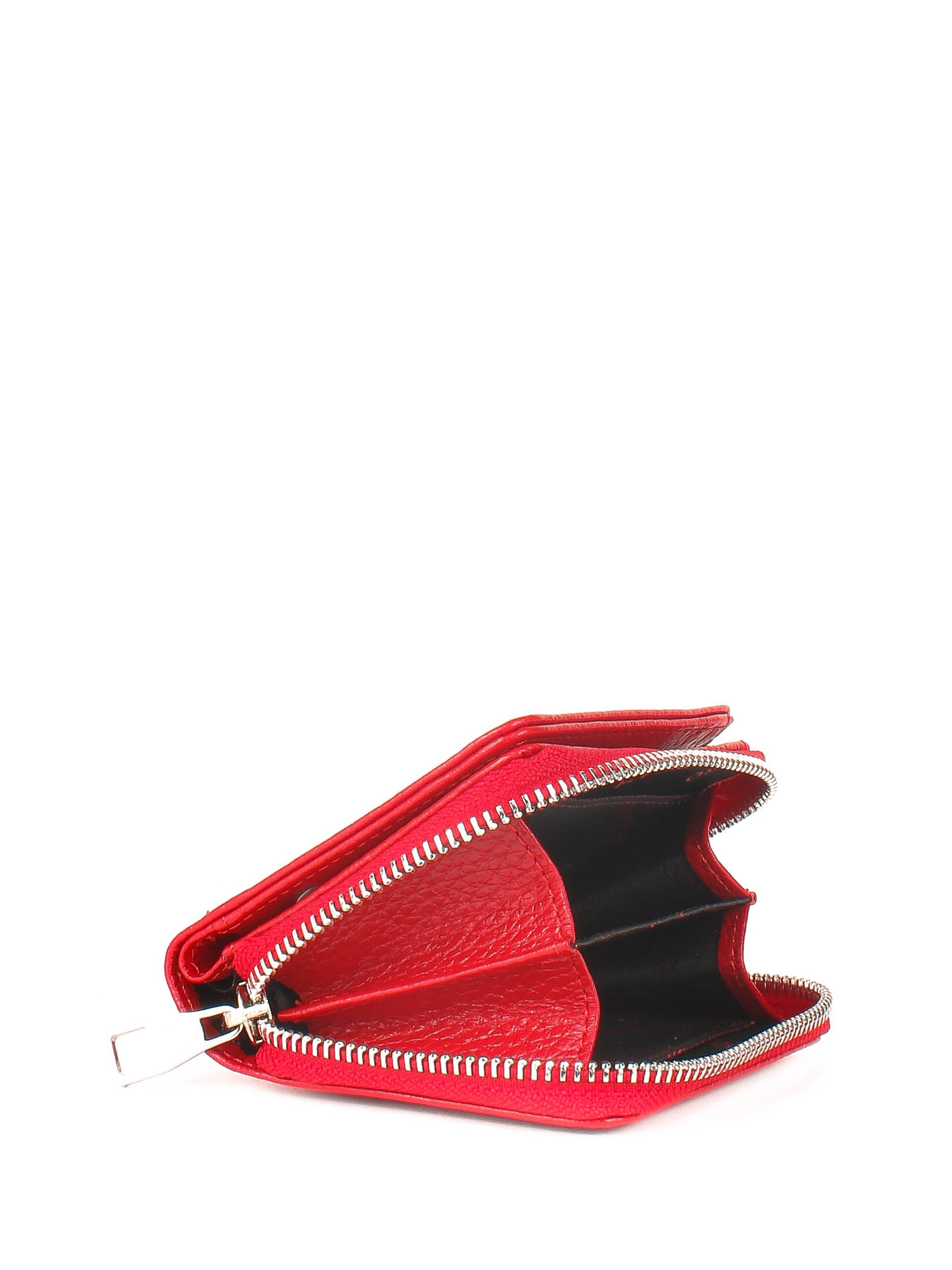 Cartera de piel italiana Rojo 2012-46