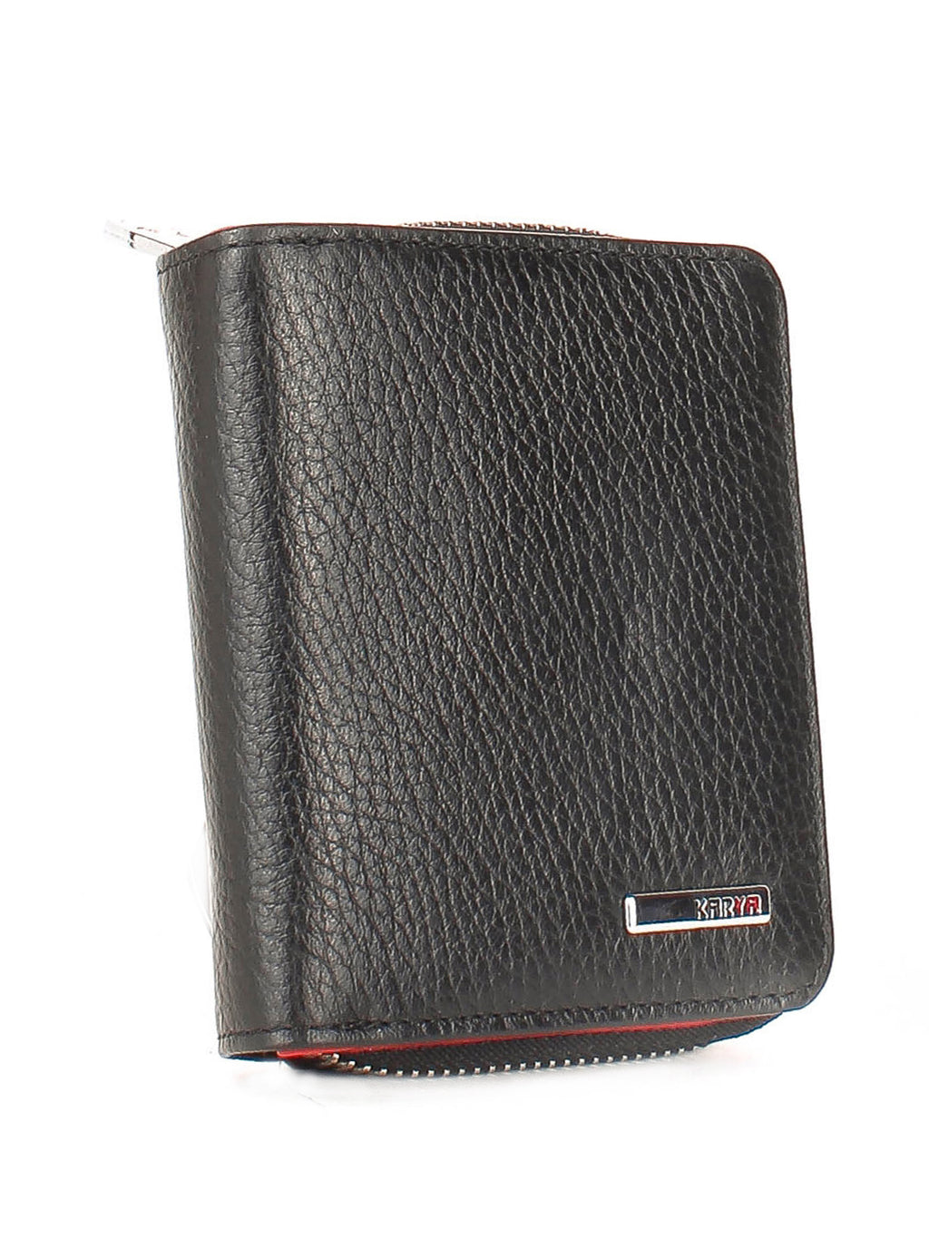 Cartera de piel italiana Negro 2012-45-46