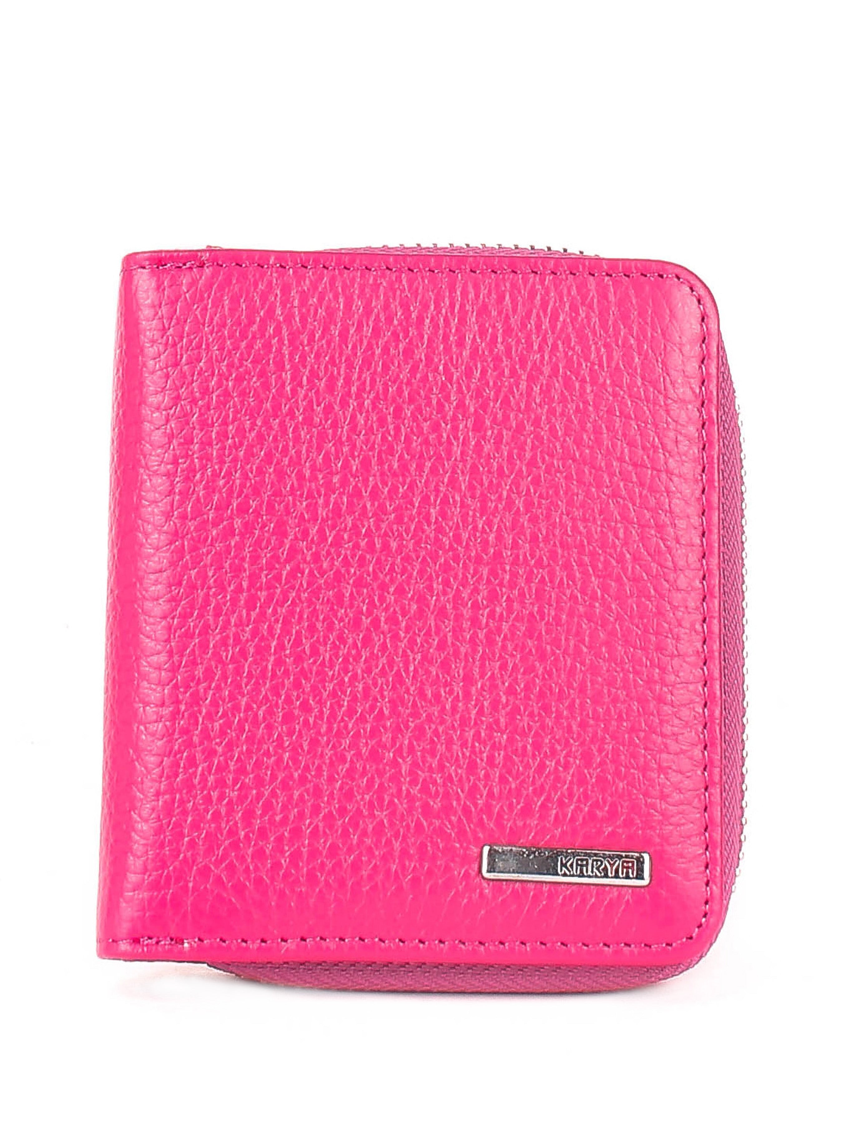 Cartera de piel italiana Rosa 2012-244