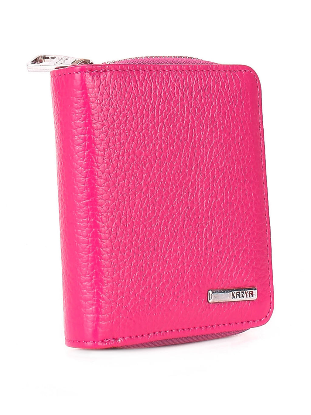 Cartera de piel italiana Rosa 2012-244