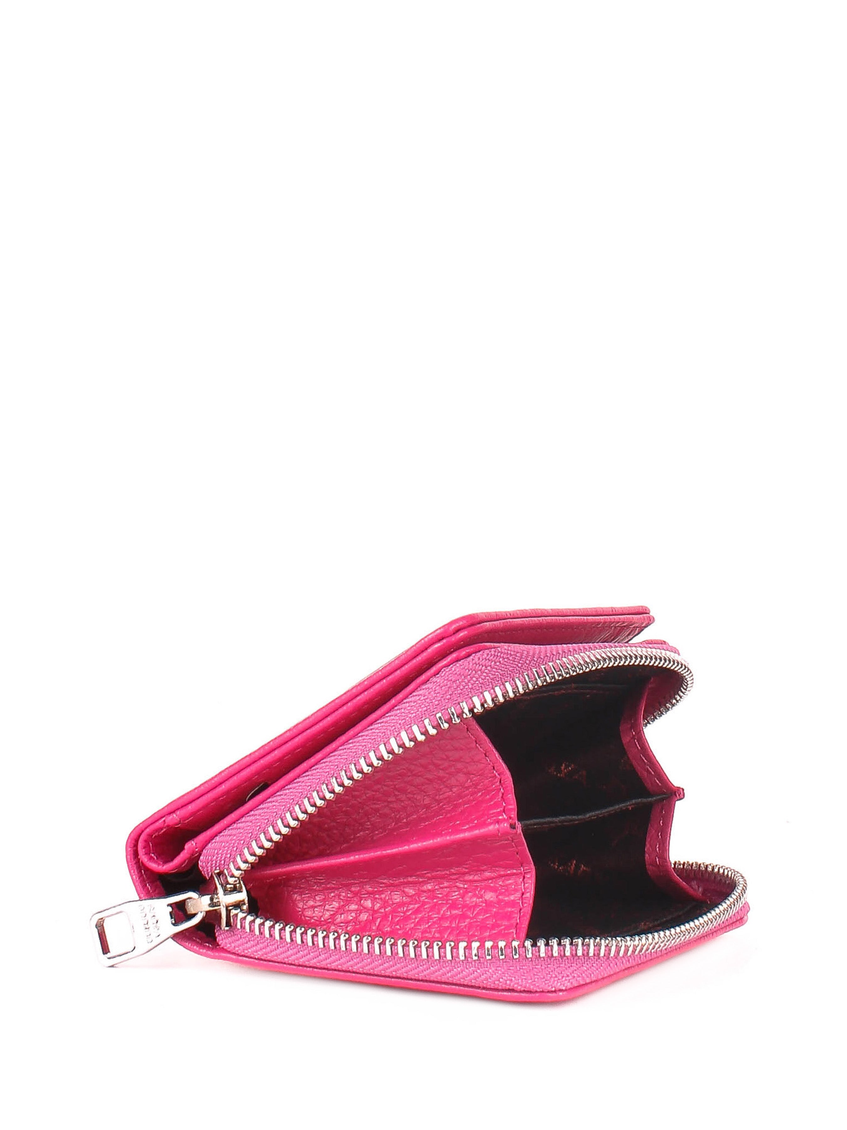 Cartera de piel italiana Rosa 2012-244