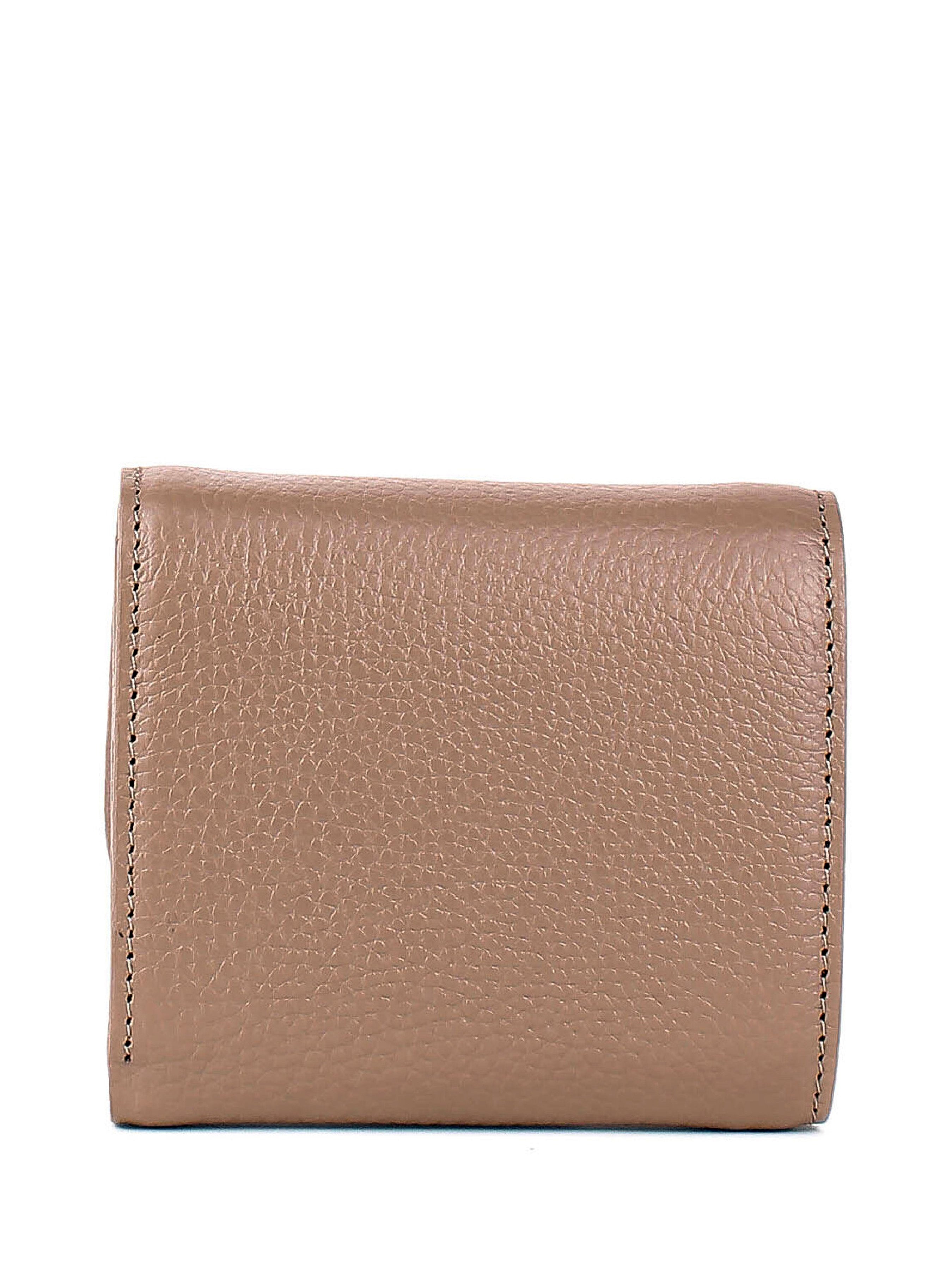 Cartera de piel italiana Gris 2019-51