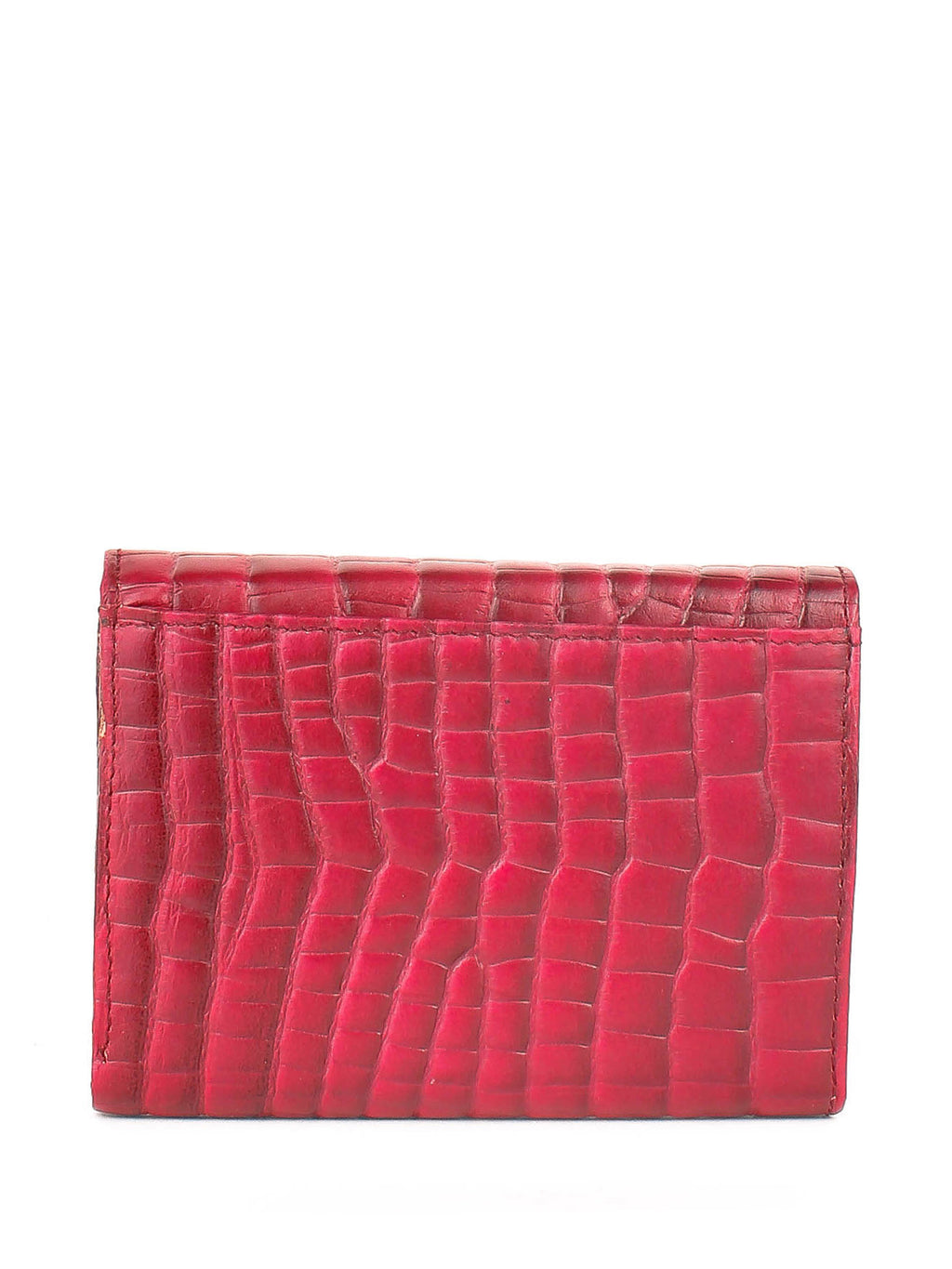 Cartera de piel italiana Rojo 2018-507