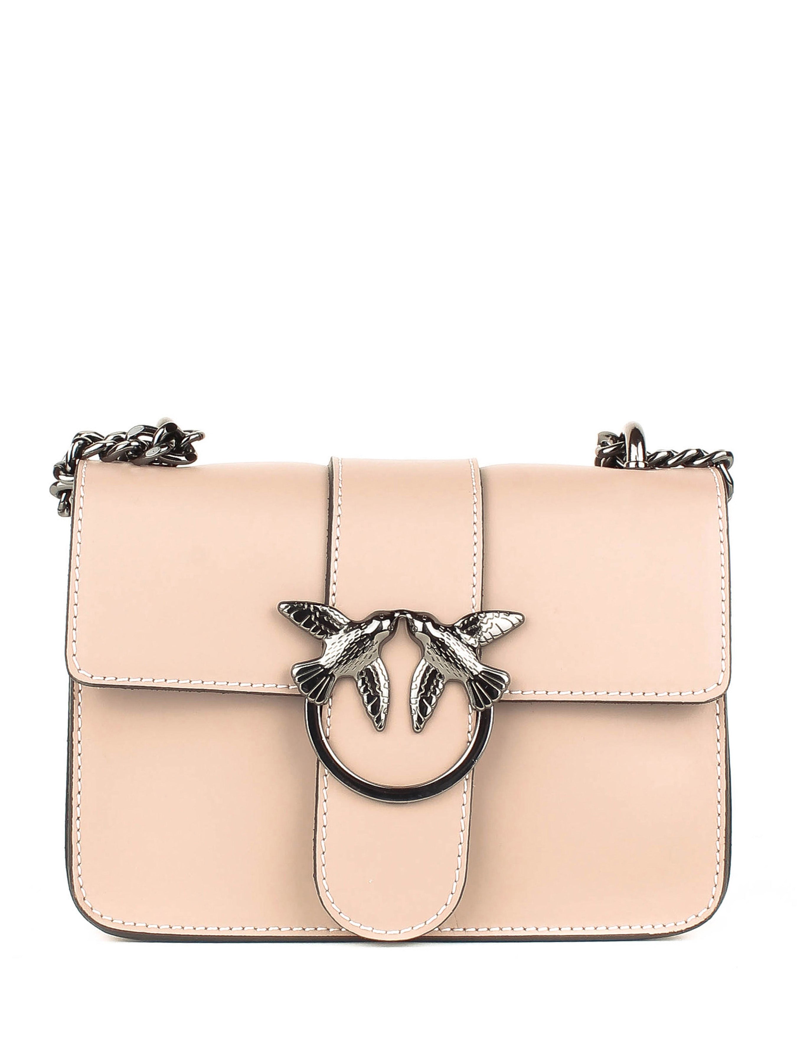 Bandolera de piel italiana Gris 1710-52-31