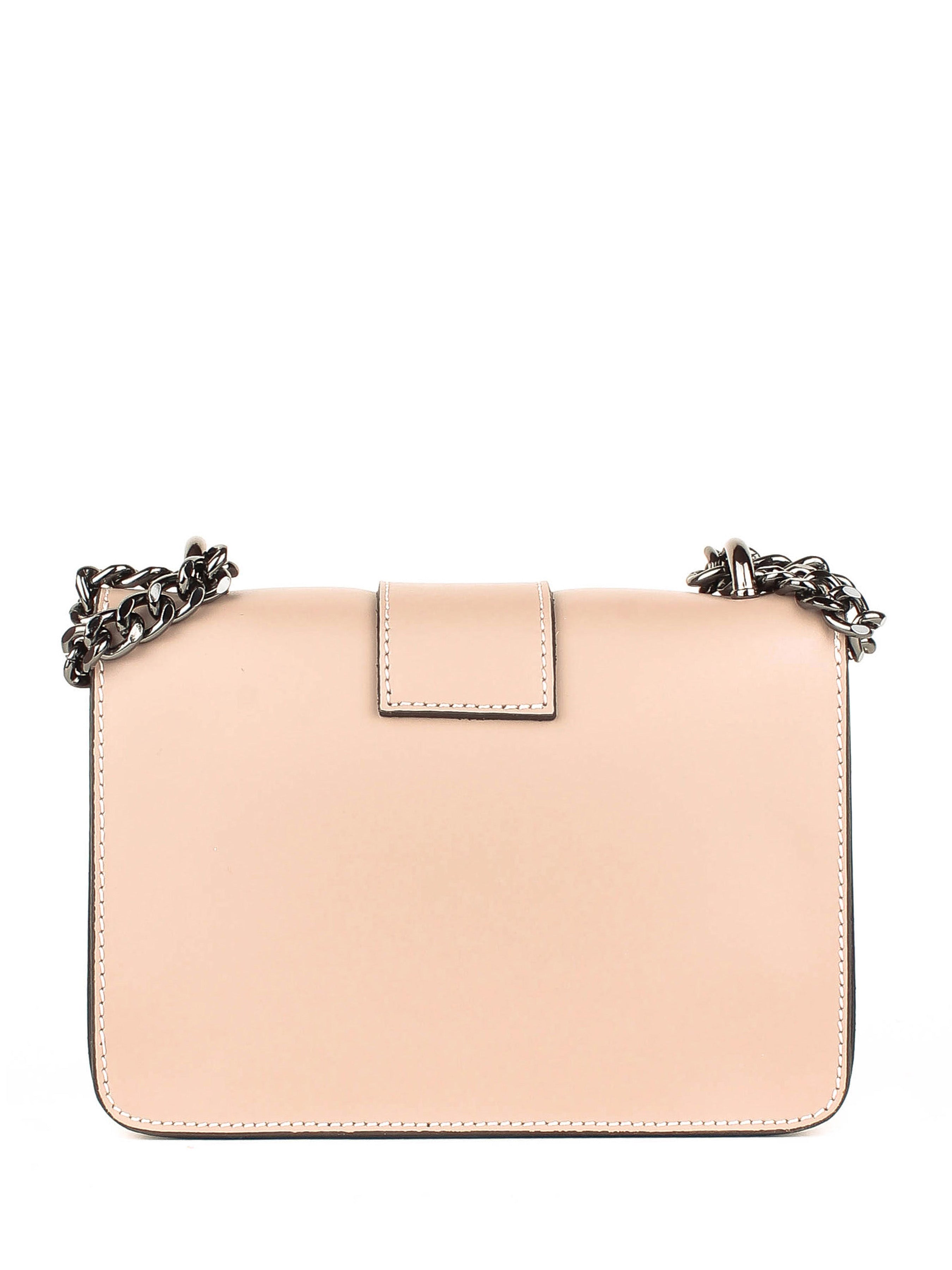 Bandolera de piel italiana Gris 1710-52-31