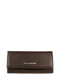 Cartera de piel italiana Marrón 1101-39