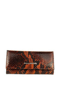 Cartera de piel italiana Marrón 1101-512