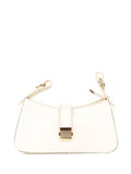 Bolso de hombro de piel italiana Beige 4455-11-33