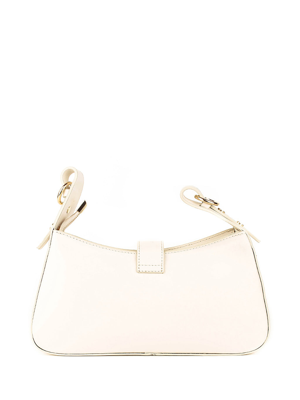 Bolso de hombro de piel italiana Beige 4455-11-33
