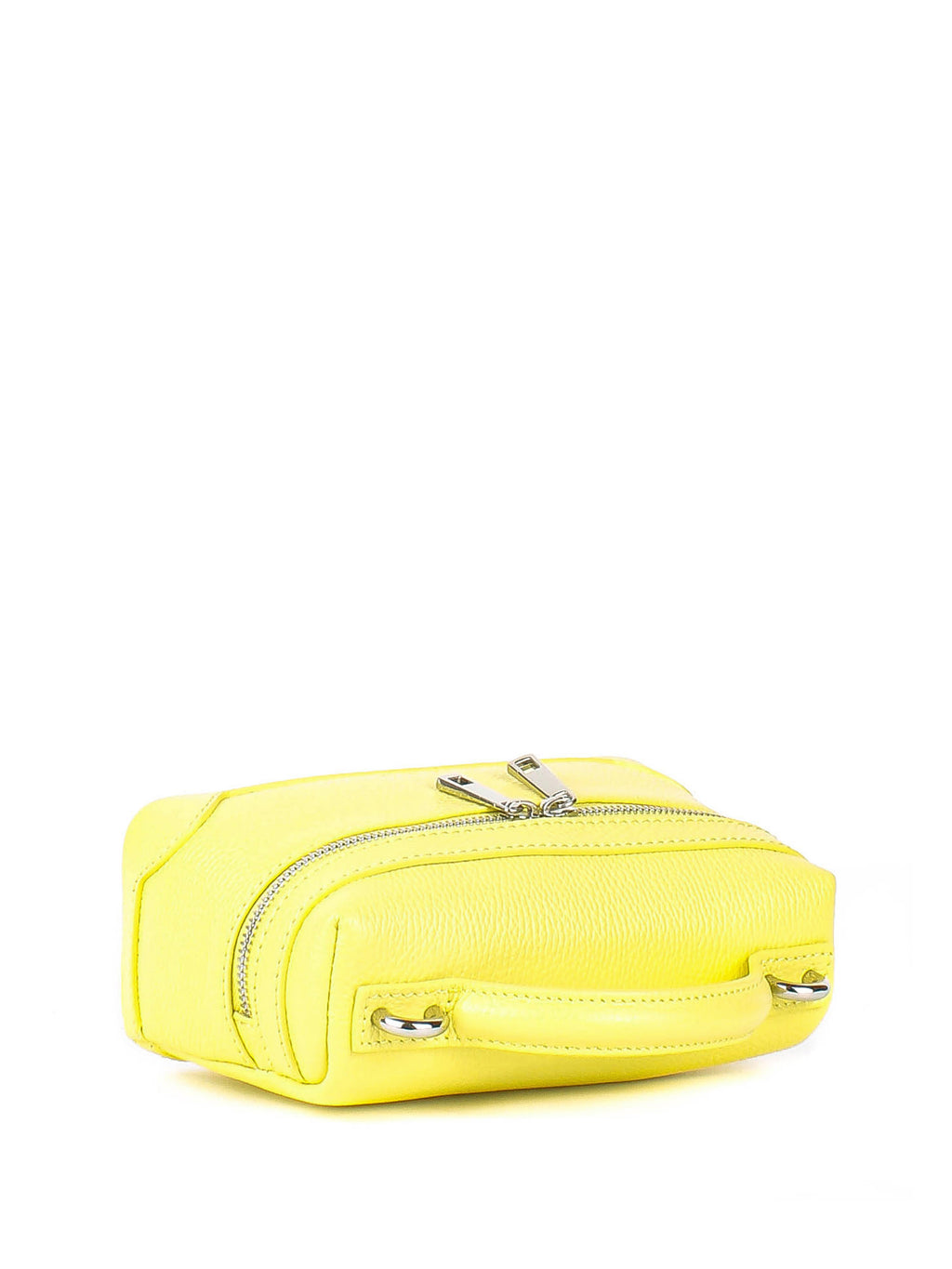 Bandolera de piel italiana Amarillo 6344-15-32