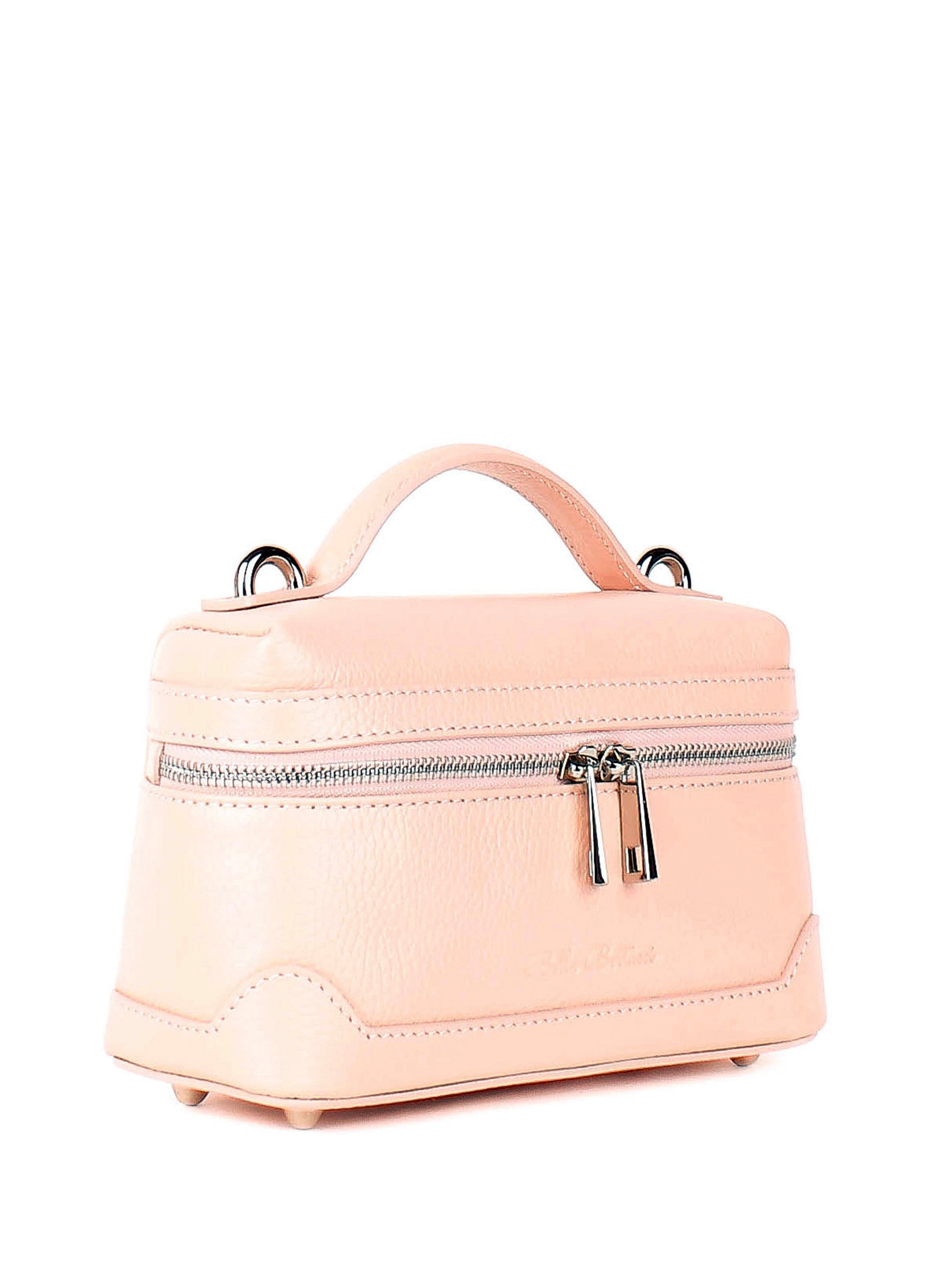 Bandolera de piel italiana Polvoriento 6344-09-32