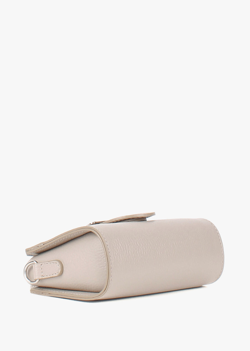 Bandolera de piel italiana Beige 2170-11-32