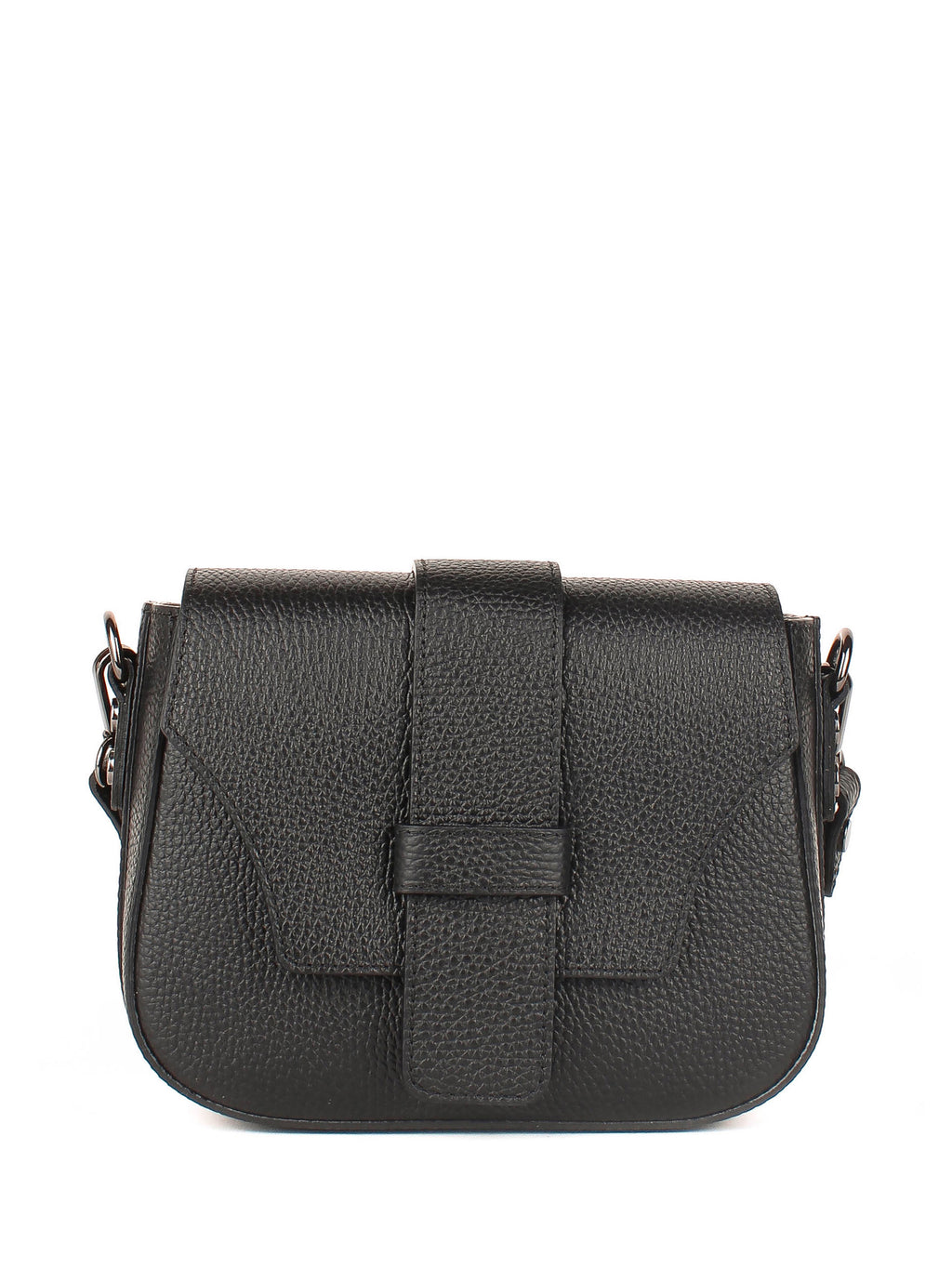 Bandolera de piel italiana Negro 3080-05-32