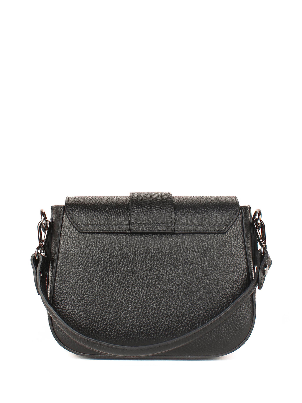 Bandolera de piel italiana Negro 3080-05-32