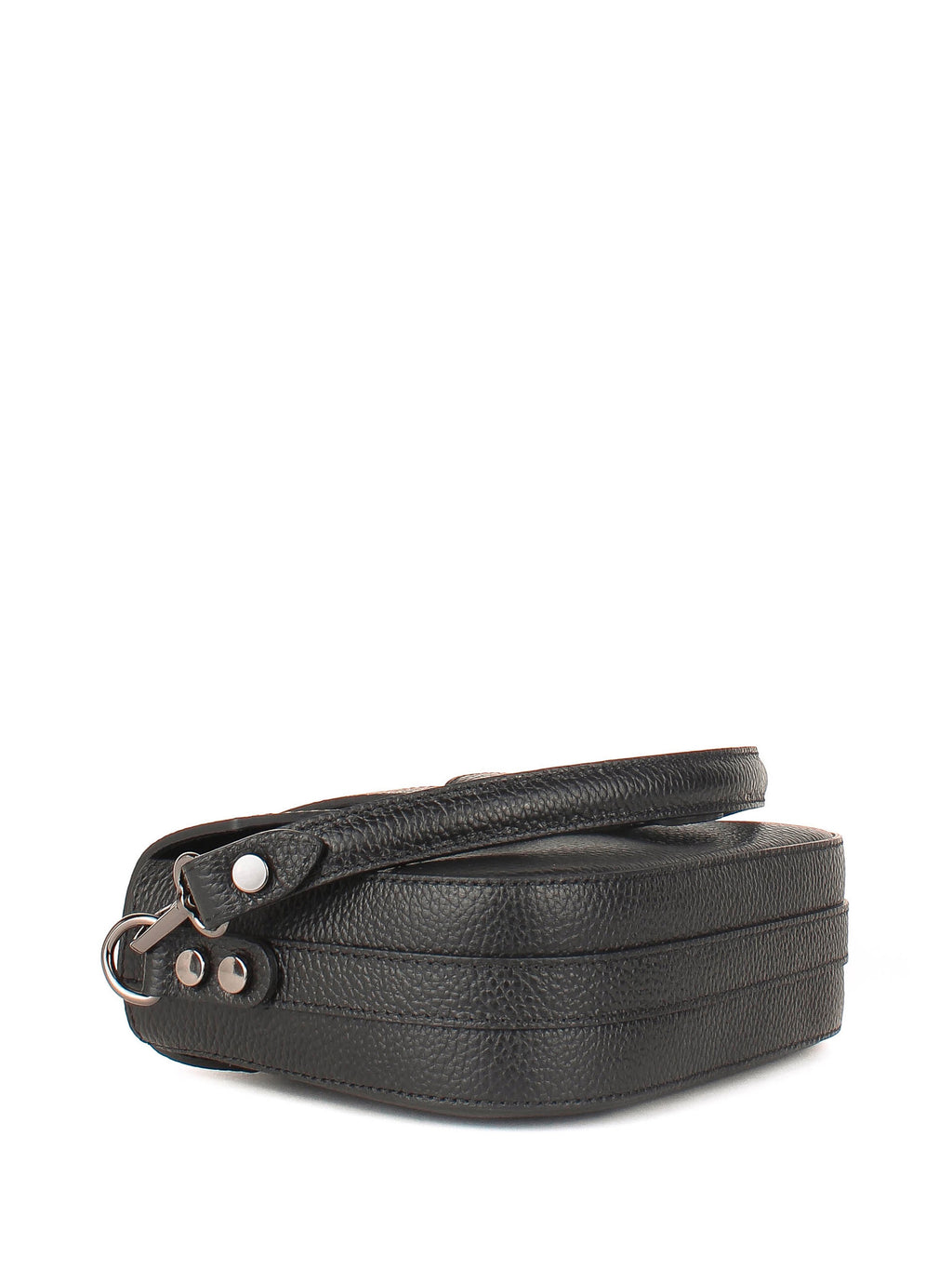 Bandolera de piel italiana Negro 3080-05-32