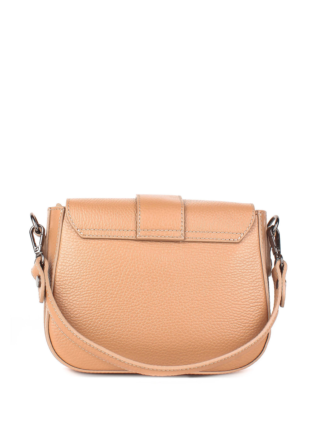 Bandolera de piel italiana Beige 3080-60-32