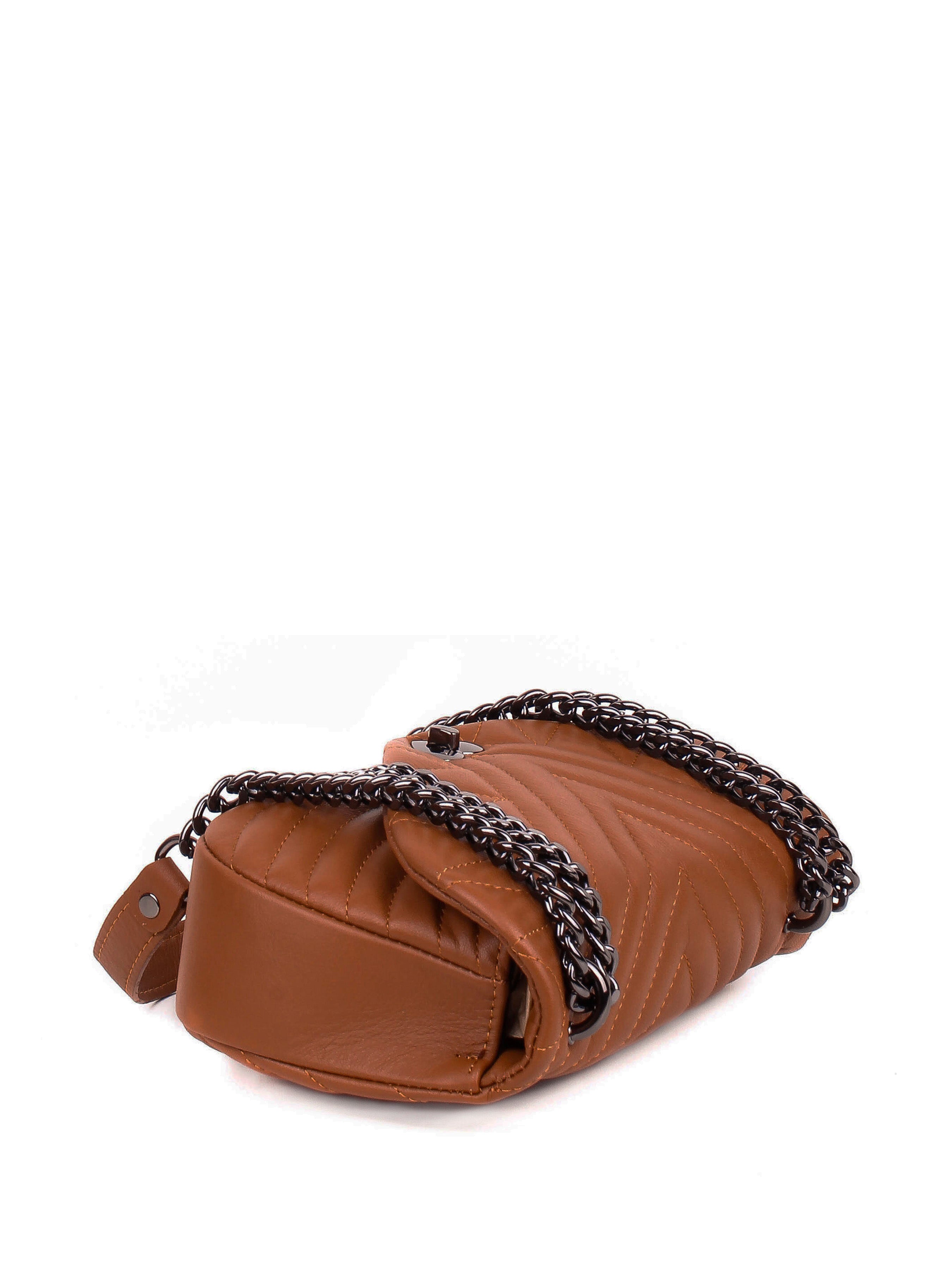 Bandolera de piel italiana Rojo 3388-45-37