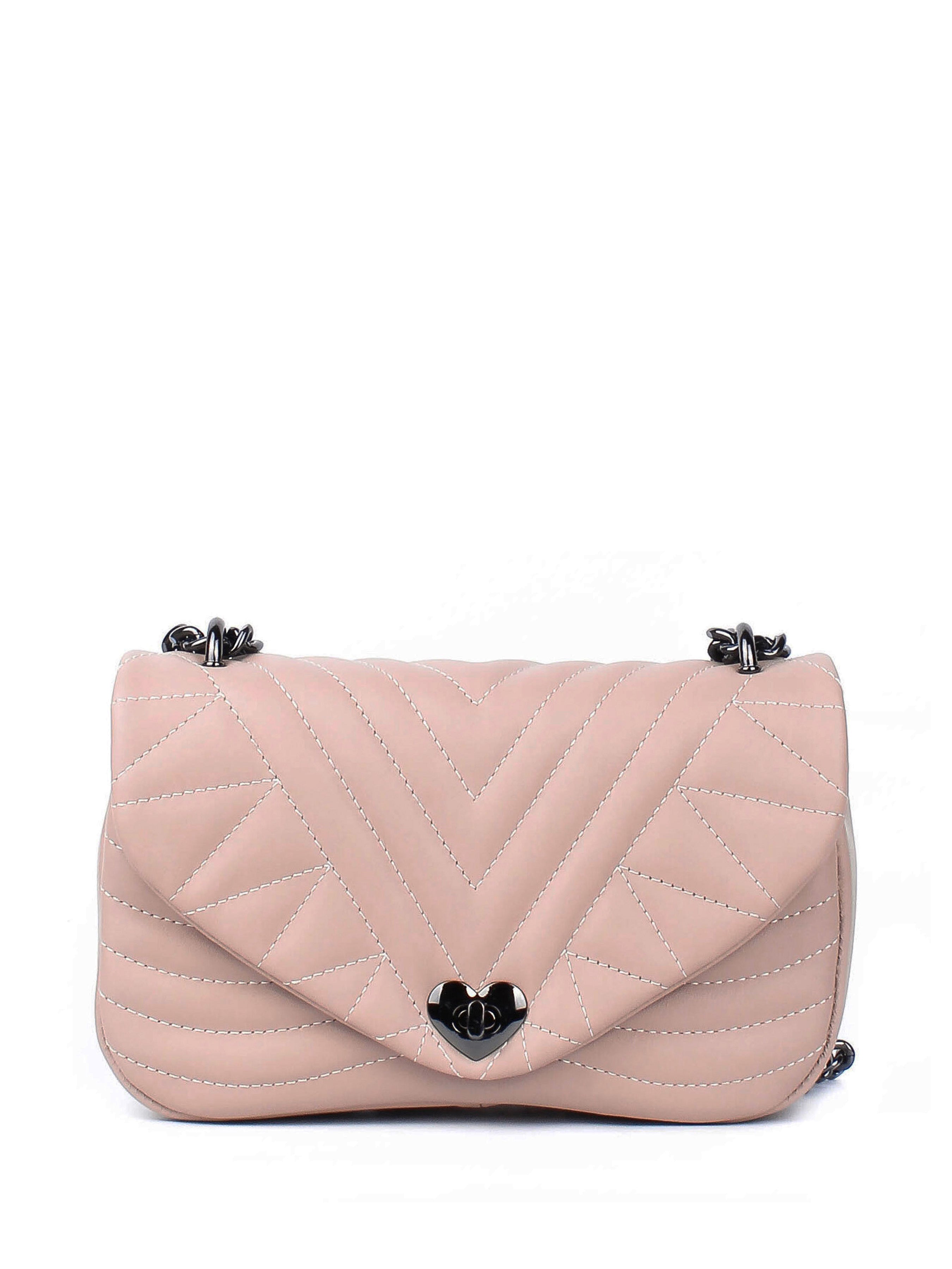 Bandolera de piel italiana Gris 3388-52-37