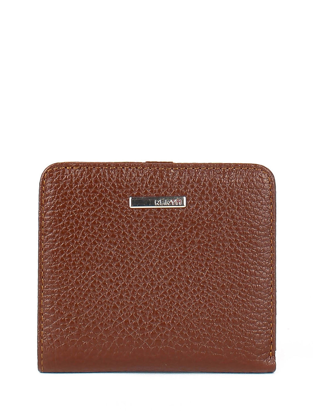 Cartera de piel italiana Marrón 1208-38