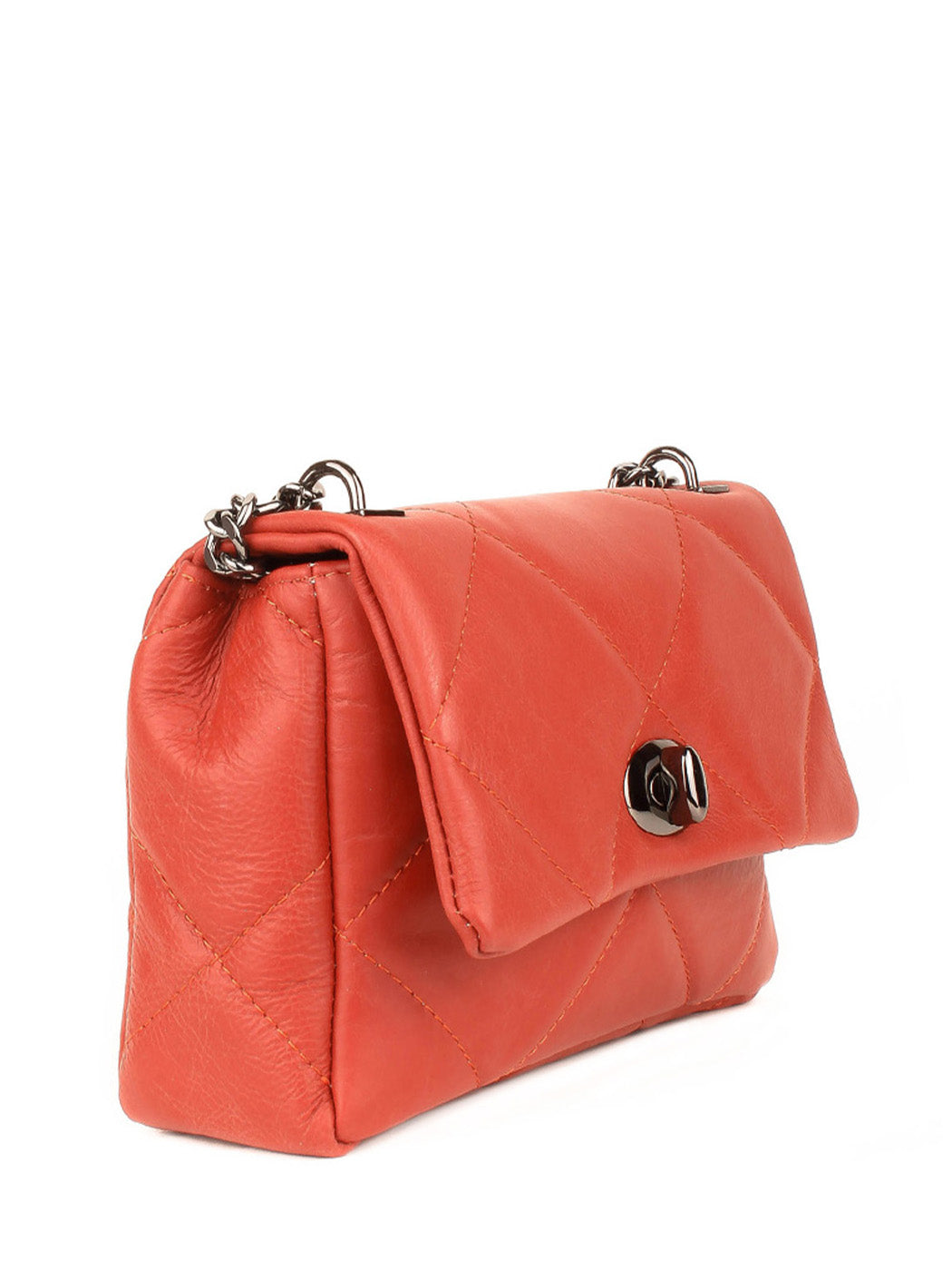 Bandolera de piel italiana Marrón 1692-122-37