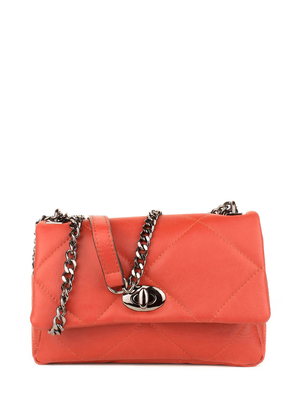 Bandolera de piel italiana Marrón 1692-122-37