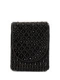 Bandolera de piel italiana Negro 003-05