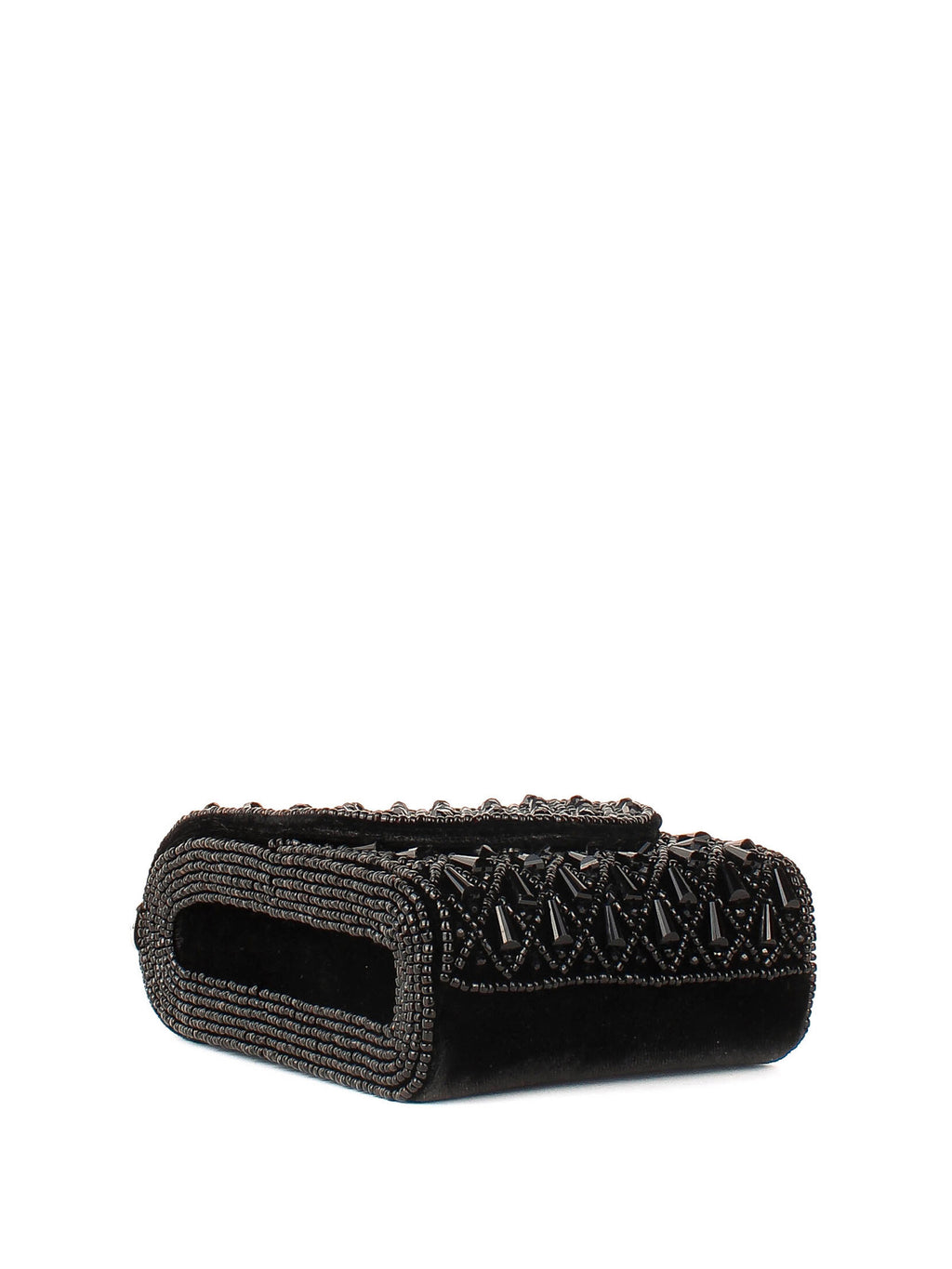 Bandolera de piel italiana Negro 003-05