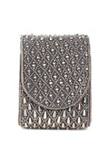 Bandolera de piel italiana Gris 003-18