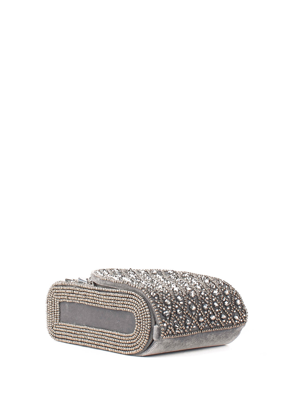 Bandolera de piel italiana Gris 003-18