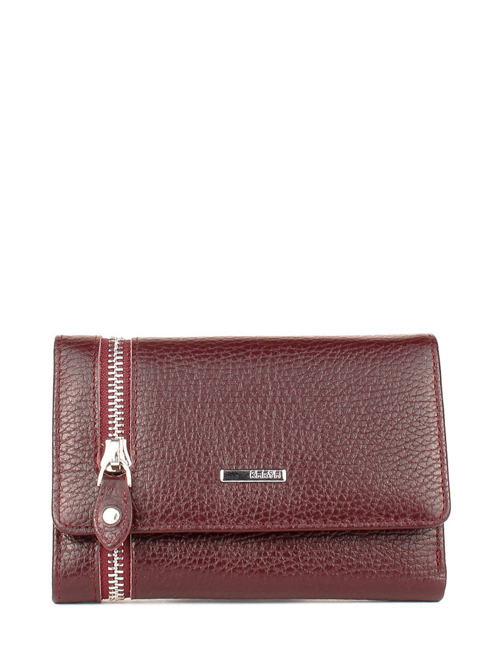 Cartera de piel italiana Burgoña 2004-243