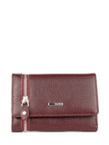 Cartera de piel italiana Burgoña 2004-243
