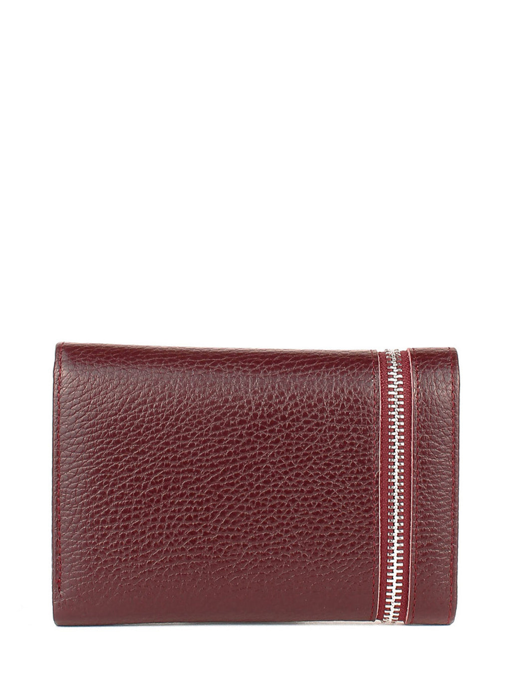 Cartera de piel italiana Burgoña 2004-243