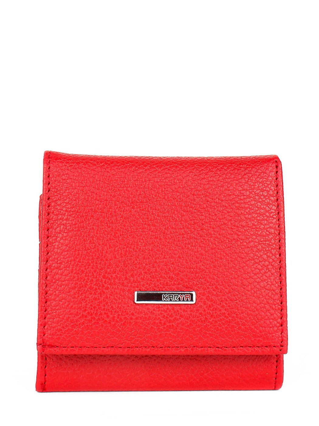 Cartera de piel italiana Rojo 1203-46