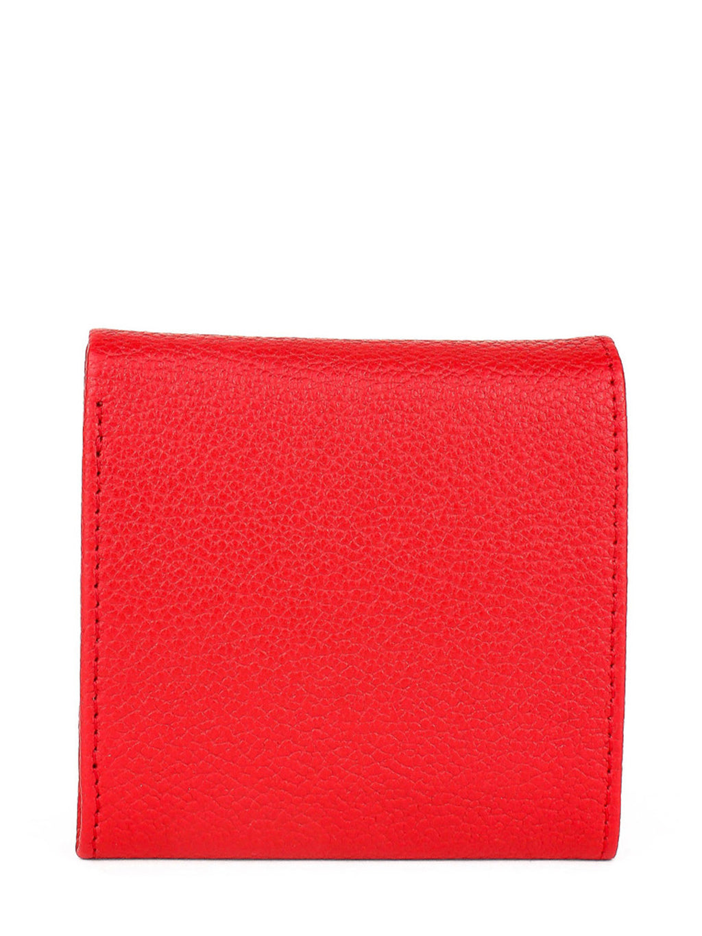 Cartera de piel italiana Rojo 1203-46