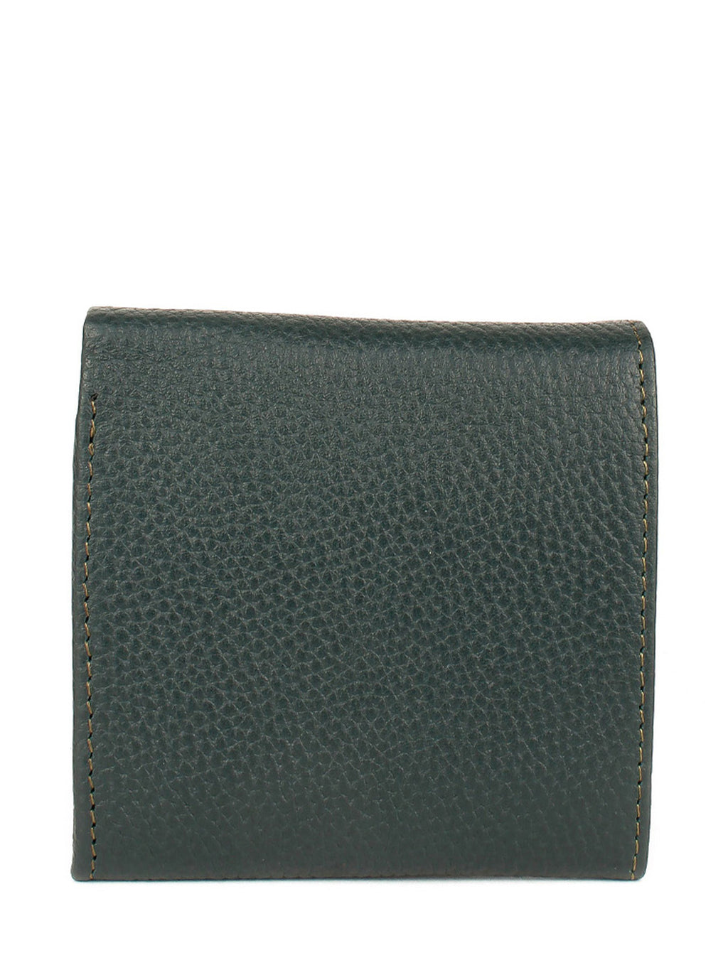 Cartera de piel italiana Verde 1203-030